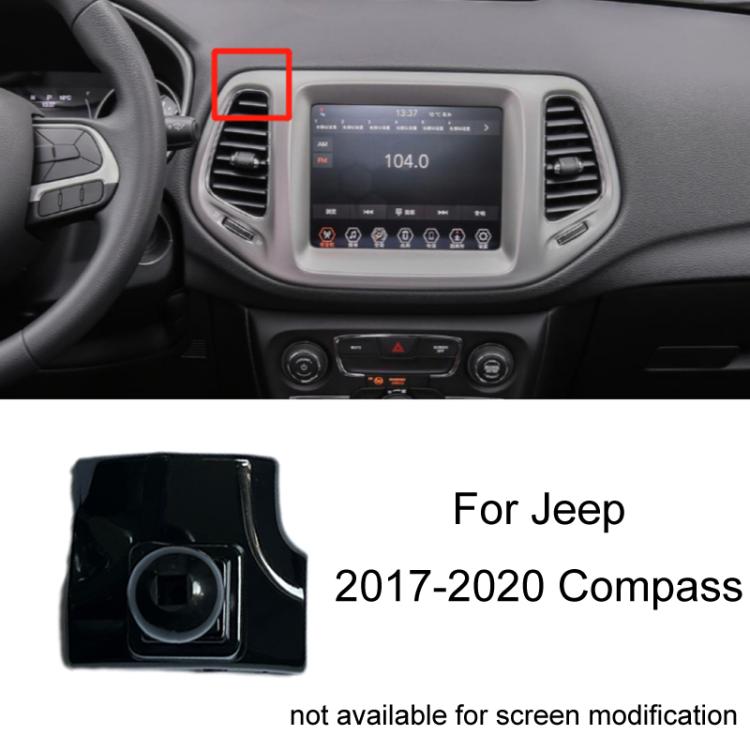 For Jeep Car Special Mobile Phone Navigation Bracket Base, 11 - 18 Wrangler, 14 - 17 Cherokee, 14 - 18 Grand Cherokee, 16 - 21 Renegade, 17 - 20 Compass Not For Screen Modification, 18 - 22 Grand Commander, 19 - 22 Wrangler, 21 Grand Cherokee, 21 Compass - ORIWHIZ