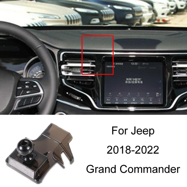 For Jeep Car Special Mobile Phone Navigation Bracket Base, 11 - 18 Wrangler, 14 - 17 Cherokee, 14 - 18 Grand Cherokee, 16 - 21 Renegade, 17 - 20 Compass Not For Screen Modification, 18 - 22 Grand Commander, 19 - 22 Wrangler, 21 Grand Cherokee, 21 Compass - ORIWHIZ