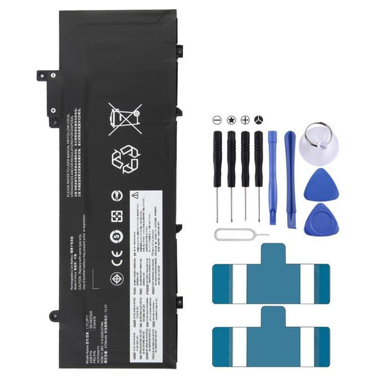 For Lenovo ThinkPad T480S Series 01AV478 / L17L3P71 SB10K97620 11.58V 57WH Battery Replacement, For Lenovo ThinkPad T480S Series - ORIWHIZ