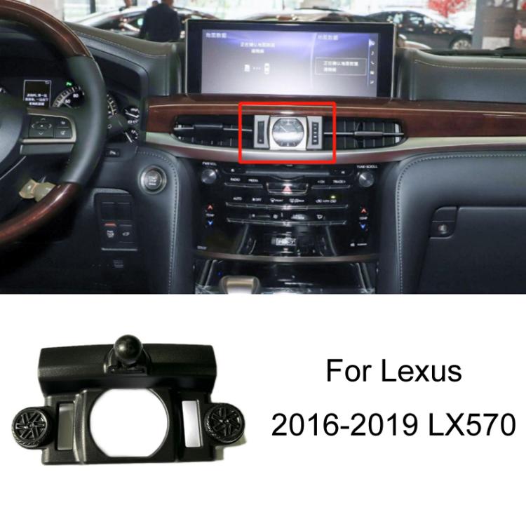 For Lexus Car Special Mobile Phone Navigation Bracket Base, 06 - 11 ES, 06 - 11 IS, 09 - 14 RX, 11 - 21 CT, 12 - 17 ES, 15 - 22 RX, 16 - 19 LX570, 16 - 21 NX, 18 - 20 ES, 18 - 21 LS, 19 - 21 UX, 21 - 22 ES, 22 NX - ORIWHIZ
