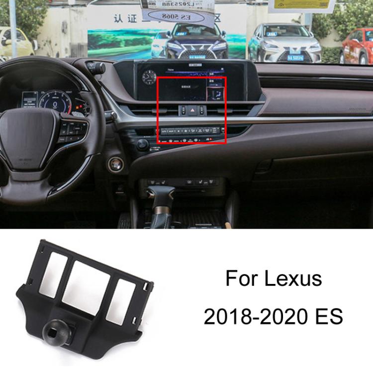 For Lexus Car Special Mobile Phone Navigation Bracket Base, 06 - 11 ES, 06 - 11 IS, 09 - 14 RX, 11 - 21 CT, 12 - 17 ES, 15 - 22 RX, 16 - 19 LX570, 16 - 21 NX, 18 - 20 ES, 18 - 21 LS, 19 - 21 UX, 21 - 22 ES, 22 NX - ORIWHIZ