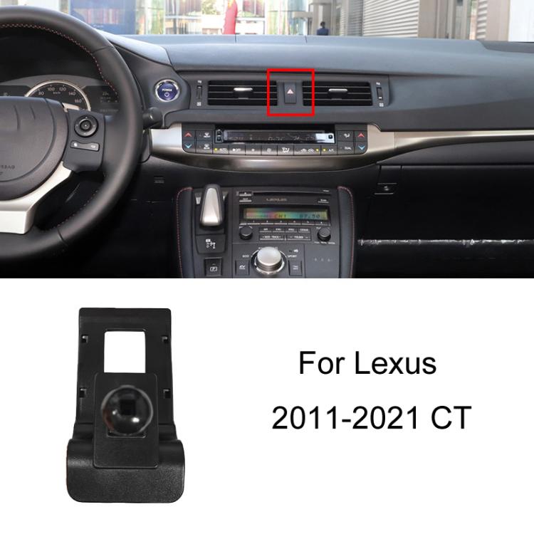 For Lexus Car Special Mobile Phone Navigation Bracket Base, 06 - 11 ES, 06 - 11 IS, 09 - 14 RX, 11 - 21 CT, 12 - 17 ES, 15 - 22 RX, 16 - 19 LX570, 16 - 21 NX, 18 - 20 ES, 18 - 21 LS, 19 - 21 UX, 21 - 22 ES, 22 NX - ORIWHIZ