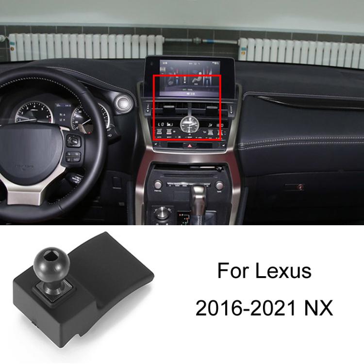For Lexus Car Special Mobile Phone Navigation Bracket Base, 06 - 11 ES, 06 - 11 IS, 09 - 14 RX, 11 - 21 CT, 12 - 17 ES, 15 - 22 RX, 16 - 19 LX570, 16 - 21 NX, 18 - 20 ES, 18 - 21 LS, 19 - 21 UX, 21 - 22 ES, 22 NX - ORIWHIZ