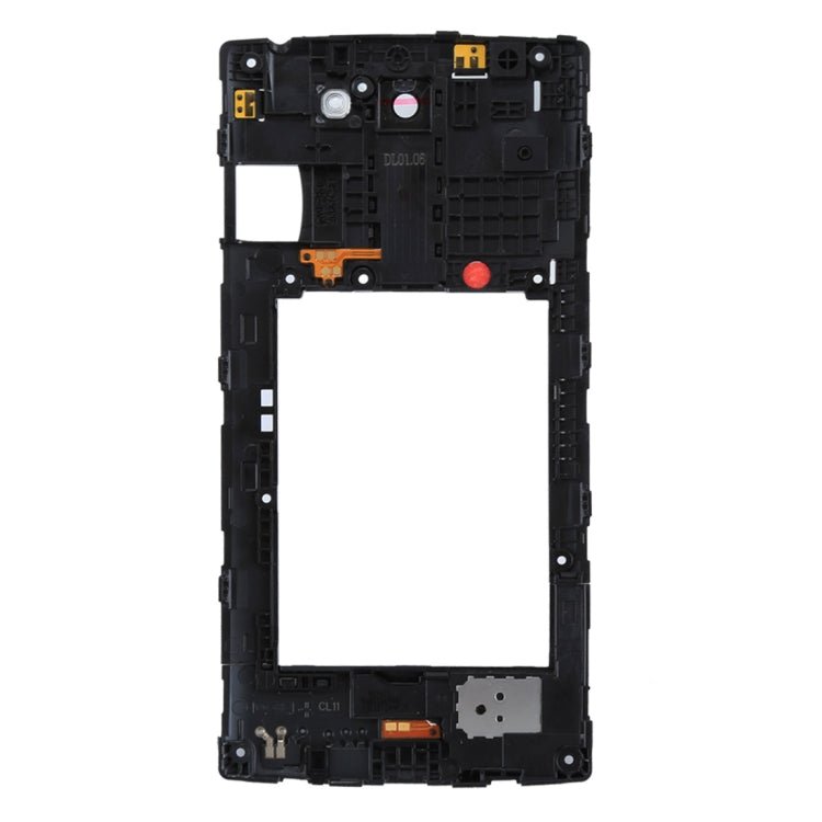 for LG C90 H500 Middle Frame Bezel with Speaker Ringer Buzzer & Rear Camera Lens & Home Button, For LG C90 H500 - ORIWHIZ