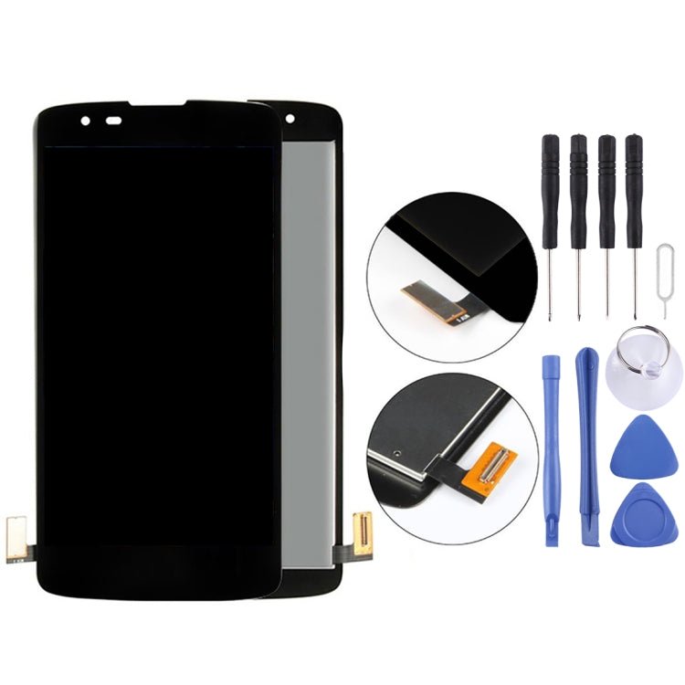 for LG K8 (2016) LCD Screen and Digitizer Full Assembly with Frame, For LG K8 (2016) - ORIWHIZ