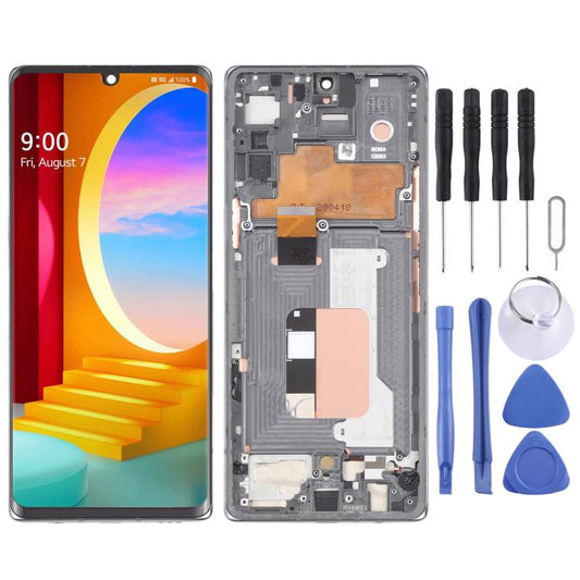 For LG Velvet 5G US Version Original LCD Screen Digitizer Full Assembly with Frame, For LG Velvet 5G(US Version) - ORIWHIZ