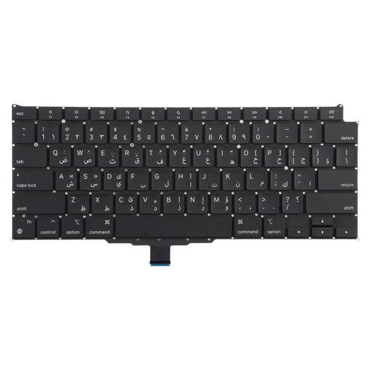 For MacBook Air 13.3 inch M1 A2337 2020 Small Carriage Return Arabic Version Keyboard, A2337 (Arabic Small Enter Version) - ORIWHIZ