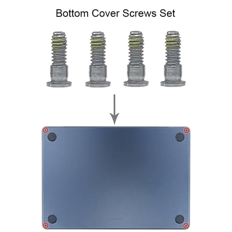 For MacBook Air 15.3 M2 A2941 Bottom Cover Screws Set, A2941 - ORIWHIZ
