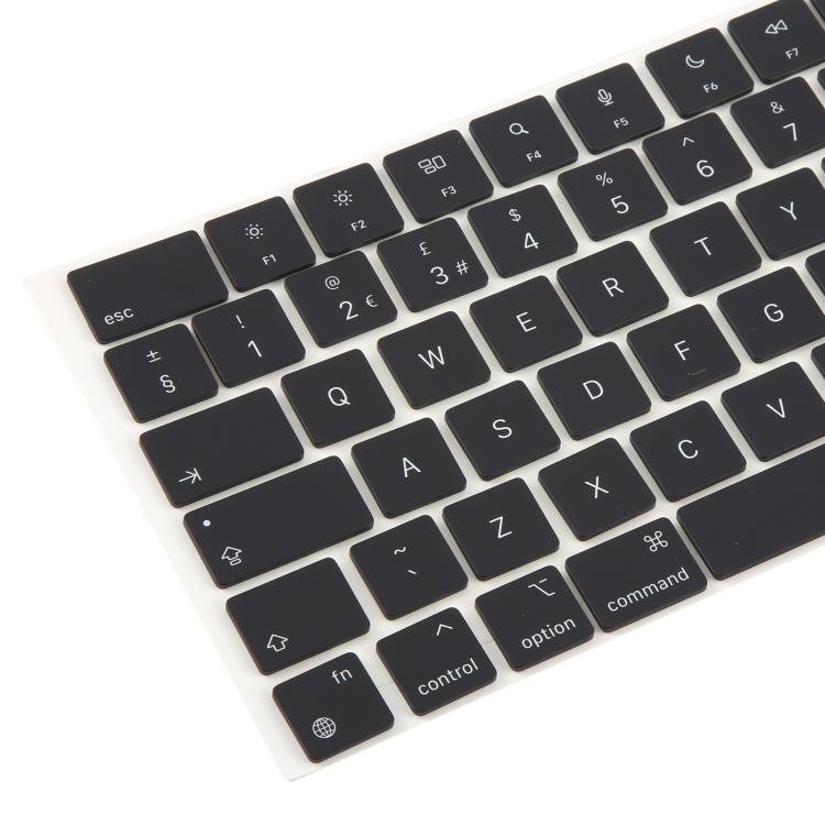 For Macbook Air M3 13 / 15 A3113 A3114 UK English Version Keycaps, A3113 A3114 UK Version - ORIWHIZ