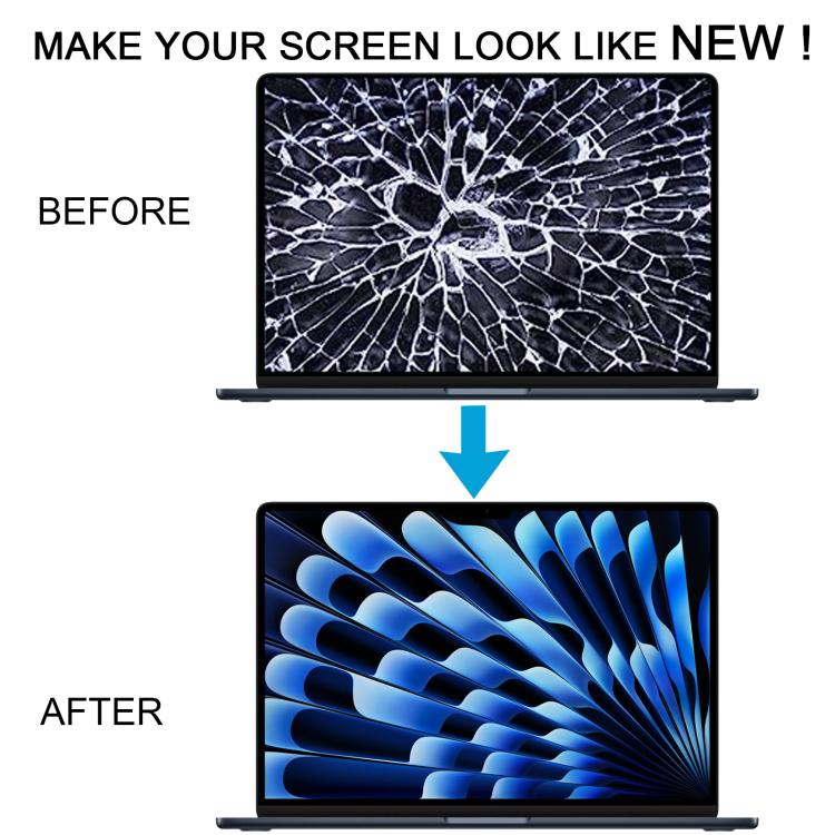 For MacBook Air M3 15 inch A3114 2024 EMC8612 LCD Display Screen, A3114 2024 - ORIWHIZ
