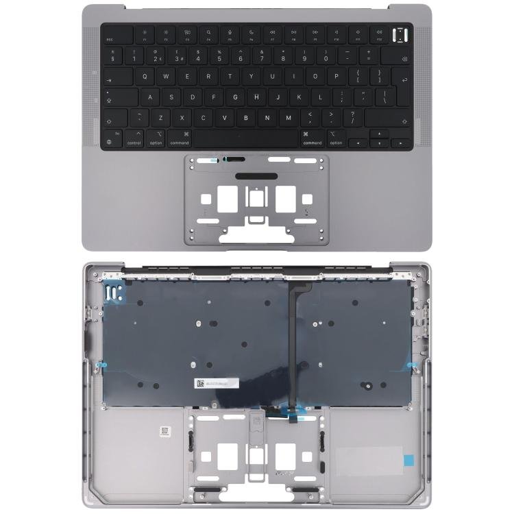 For MacBook Pro 14 inch 2021 A2442 / 2023 A2779 Big Backspace Version UK Keyboard with C Shell, A2442 / 2023 A2779, A2442 2021 / A2779 2023 - ORIWHIZ