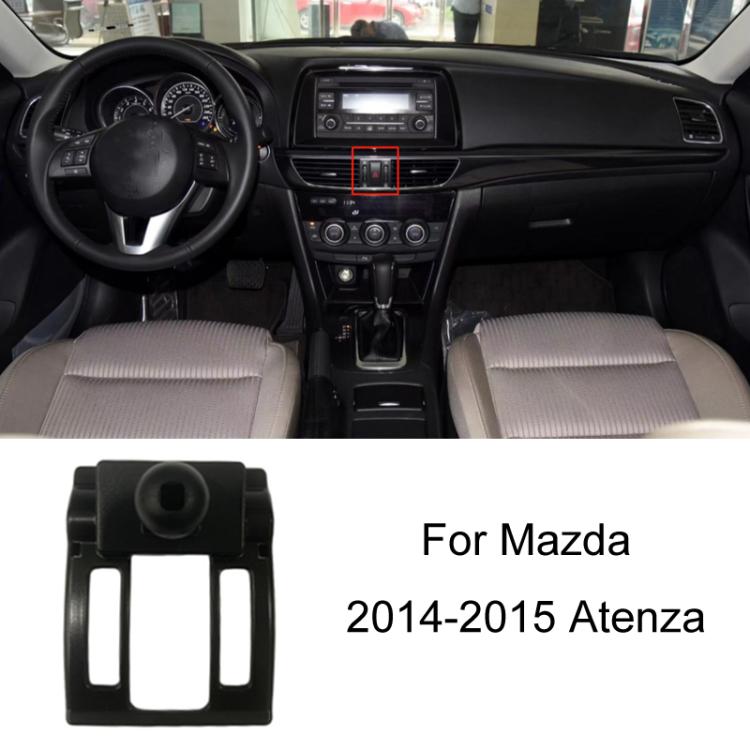 For Mazda Car - Mounted Special Mobile Phone Navigation Bracket Base, 04 - 15 Mazda 6, 09 - 15 RuiYi, 13 - 14 CX - 5, 14 - 15 Atenza, 14 - 19 Axela, 15 CX - 5, 16 - 18 CX - 4, 17 - 19 Atenza, 17 - 22 CX - 5/CX - 8, 20 - 21 Atenza, 20 - 22 CX - 30, 20 - 22 Axela, 20 - 23 CX - 4, 23 CX - 5 - ORIWHIZ