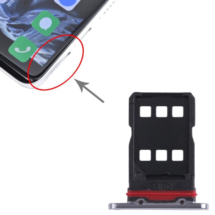 For Meizu 18 Pro SIM Card Tray + SIM Card Tray, For Meizu 18 Pro - ORIWHIZ