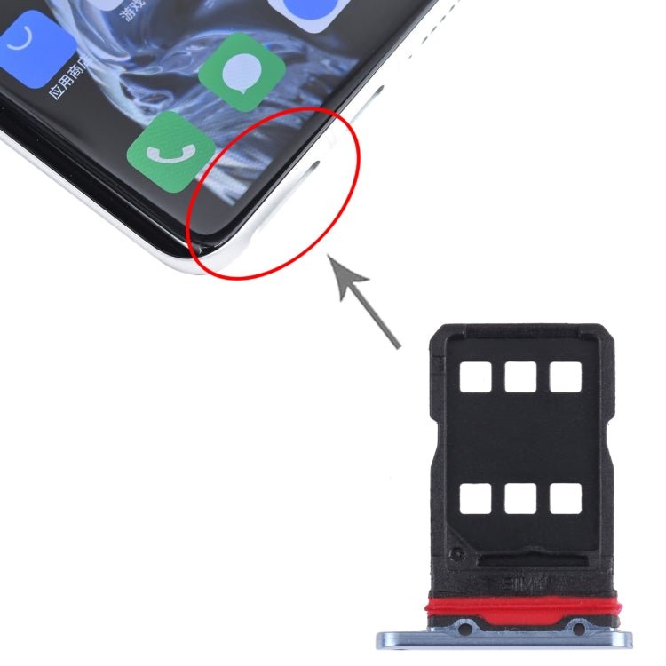 For Meizu 18 SIM Card Tray + SIM Card Tray, For Meizu 18 - ORIWHIZ