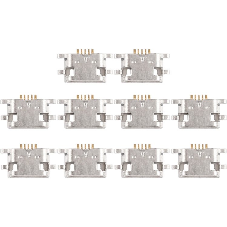 For Meizu Meilan Max / M5 / Meilan E / Note 6 / M3 Max 10pcs Charging Port Connector, For Meizu Meilan Max / M3 Max - ORIWHIZ
