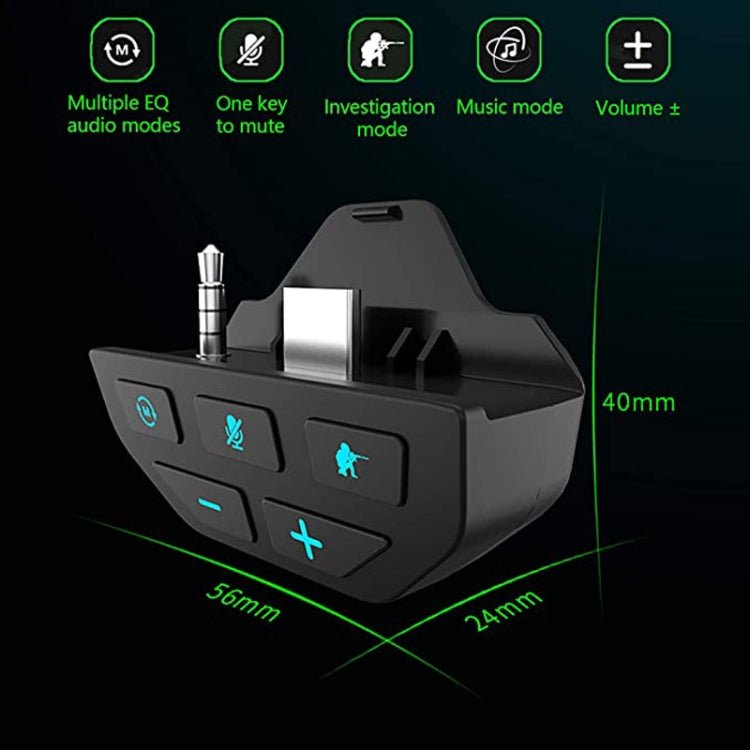 For Microsoft Xbox One S / X / Elite HS - XO193A Gamepad Sound Enhancer 3.5mm Converter Headphone Adapter, For Xbox One S / X / Elite - ORIWHIZMicroSoft AccessoriesMicroSoft Accessories Adapter & CableToys & Hobbies