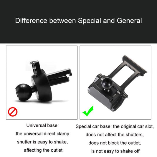 For Morris Garages Car - Mounted Special Mobile Phone Navigation Bracket Base, 11 - 16 MG3, 17 - 21 MG6, 17 - 21 ZS/EZS, 17 - 22 ZS/EZS, 18 - 20 HS, 21 - 22 MG5, 22 ONE, 22 MG5 Scorpio - ORIWHIZ