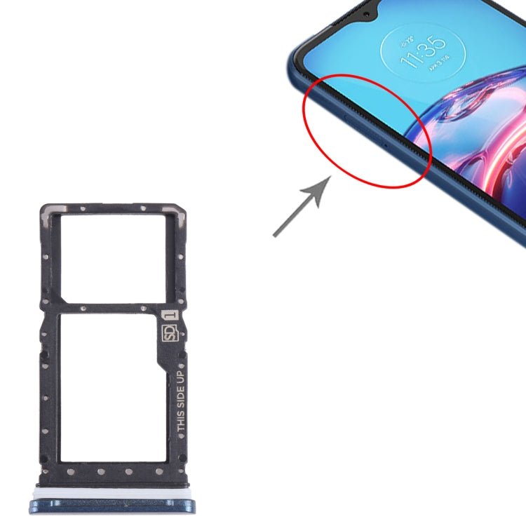 For Motorola Moto E 2020 SIM Card Tray + Micro SD Card Tray, For Motorola Moto E 2020 - ORIWHIZ