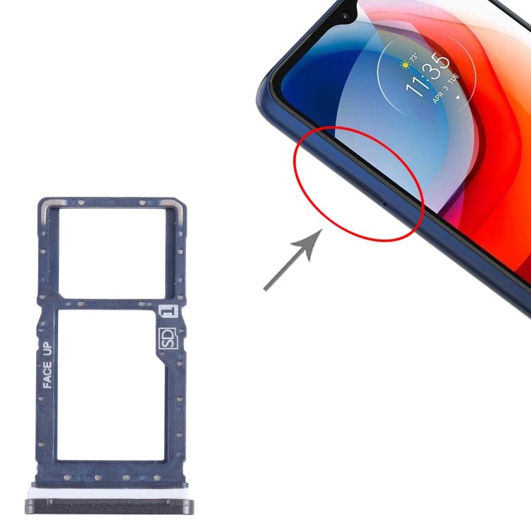 For Motorola Moto G Play 2021 SIM Card Tray + Micro SD Card Tray, For Motorola Moto G Play 2021 - ORIWHIZ