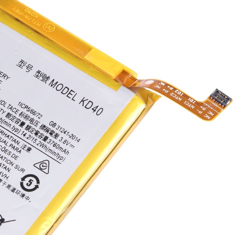 For Motorola Moto G8 Plus XT201/XT2019 - 2 4000mAh Replacement Li - Polymer Battery KD40, For Motorola Moto G8 Plus - ORIWHIZ