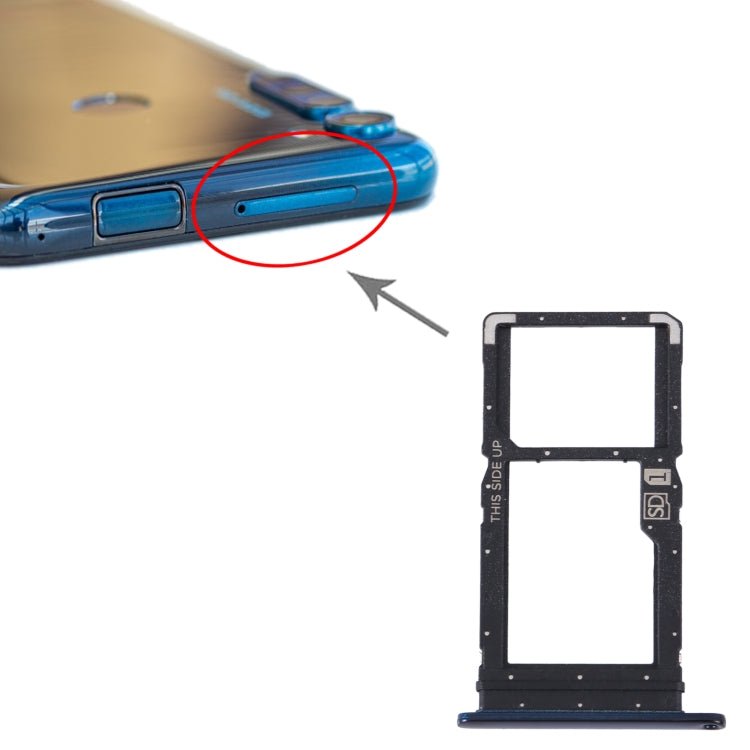 For Motorola Moto One Fusion Plus Original SIM Card Tray + Micro SD Card Tray, For Motorola Moto One Fusion Plus - ORIWHIZ
