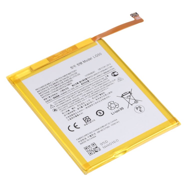 For Motorola One Fusion Plus PAKF0002IN 5000mAh Replacement Li - Polymer Battery LG50, For Motorola One Fusion Plus - ORIWHIZ