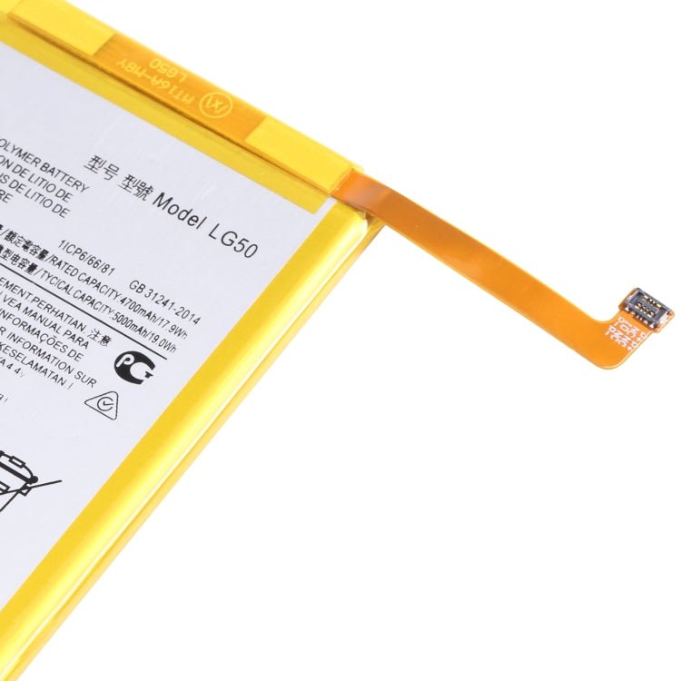 For Motorola One Fusion Plus PAKF0002IN 5000mAh Replacement Li - Polymer Battery LG50, For Motorola One Fusion Plus - ORIWHIZ
