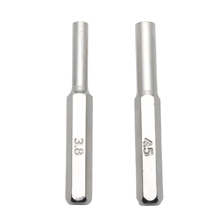 For N64/NGC/SFC Game Console Disassembly Hardware Tools Screwdriver Accessories, 3.8mm Sleeve, 4.5mm Sleeve, 3.8mm+4.5mm Sleeve, Handle - ORIWHIZ