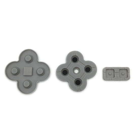 For NDSL NDS Lite Game 6sets Conductive Rubber Pad Soft Silicone Adhesive Key Button Pads, Conductive Rubber Pad - ORIWHIZ