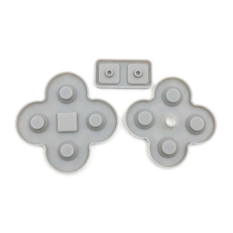 For NDSL NDS Lite Game 6sets Conductive Rubber Pad Soft Silicone Adhesive Key Button Pads, Conductive Rubber Pad - ORIWHIZ