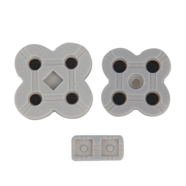 For NDSL NDS Lite Game 6sets Conductive Rubber Pad Soft Silicone Adhesive Key Button Pads, Conductive Rubber Pad - ORIWHIZ