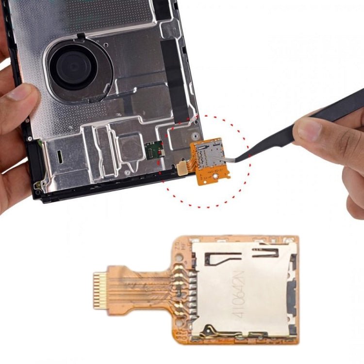 For Nintendo 3DS XL TF Card Slot With Flex Cable, TF Card Slot - ORIWHIZ