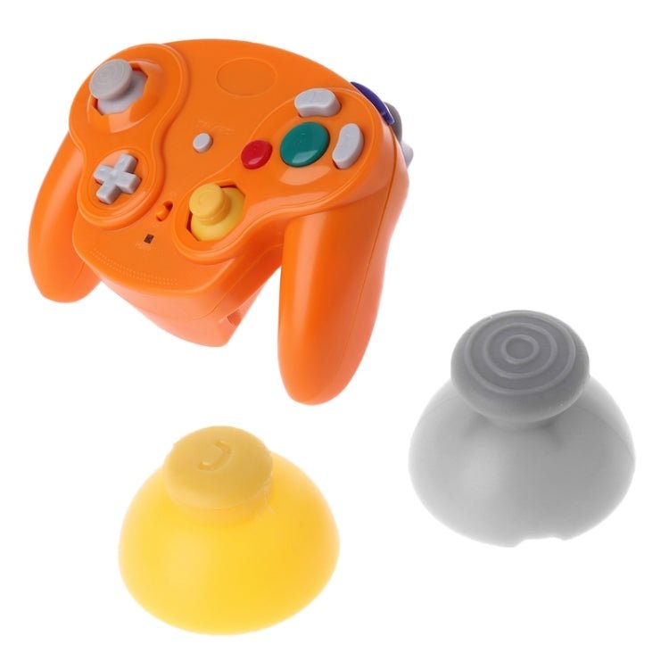 For Nintendo Gamecube NGC Controller 10pcs Joystick Cap Replacement Parts, Yellow, Grey - ORIWHIZ