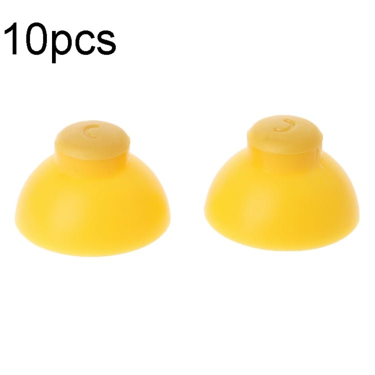 For Nintendo Gamecube NGC Controller 10pcs Joystick Cap Replacement Parts, Yellow, Grey - ORIWHIZ