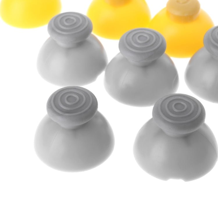 For Nintendo Gamecube NGC Controller 10pcs Joystick Cap Replacement Parts, Yellow, Grey - ORIWHIZ