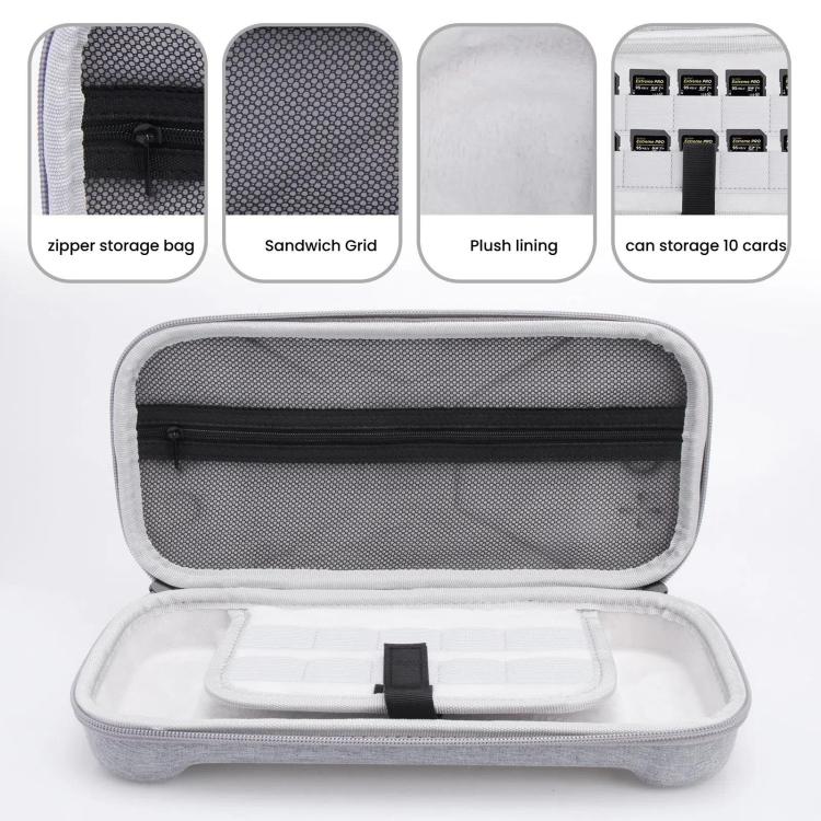 For Nintendo Switch 2 Game Console Storage Bag EVA Fabric Handbag, X - Pattern Gray, X - Pattern Black - ORIWHIZNintendo AccessoriesNintendo Accessories BagsToys & Hobbies