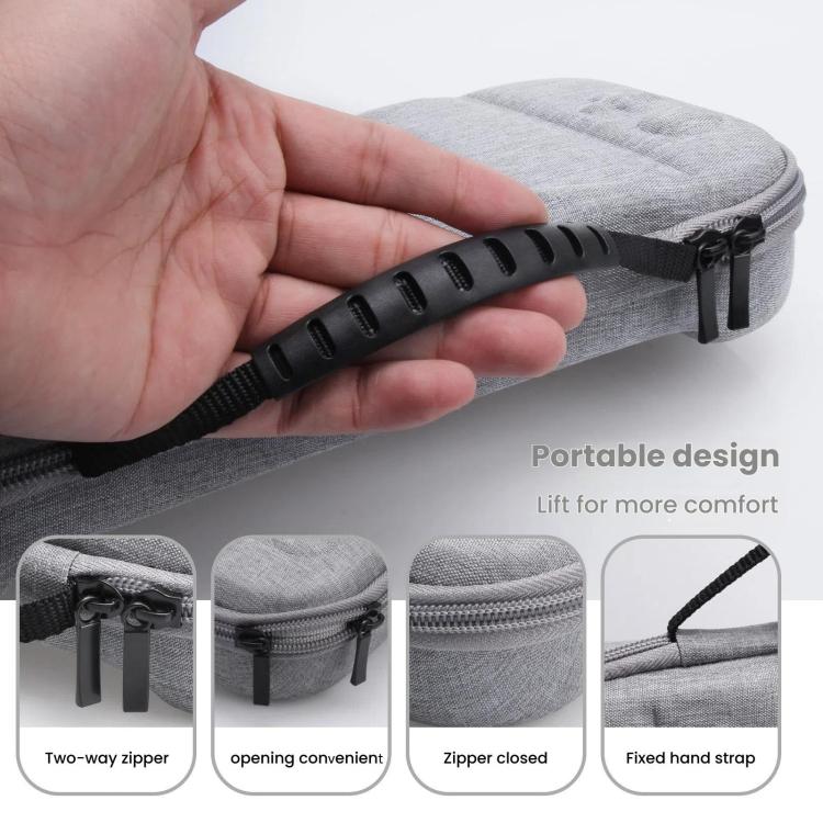 For Nintendo Switch 2 Game Console Storage Bag EVA Fabric Handbag, X - Pattern Gray, X - Pattern Black - ORIWHIZNintendo AccessoriesNintendo Accessories BagsToys & Hobbies