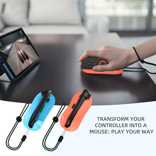 For Nintendo Switch 2 Joy - Con 2pcs /Pack Mini Portable Mouse Adapter Left+Right Controller Bracket, NS2296 (Black), NS2296 (Blue Red) - ORIWHIZGame AccessoriesGamepadsNintendo Accessories