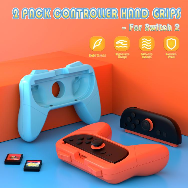 For Nintendo Switch 2 Left + Right Handle Brackets Simple Handle, 2 In 1 - ORIWHIZGame AccessoriesGamepadsNintendo Accessories