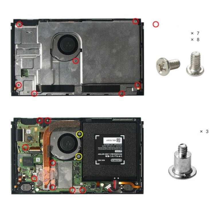 For Nintendo Switch 40pcs/ Set Screw Replacement Repair Kit Game Accessories - ORIWHIZ