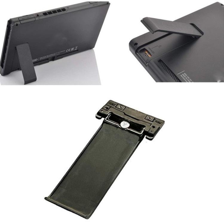 For Nintendo Switch Back Cover Support Foot Bracket Repair Accessories, Single Bracket, With Tool Kit - ORIWHIZ