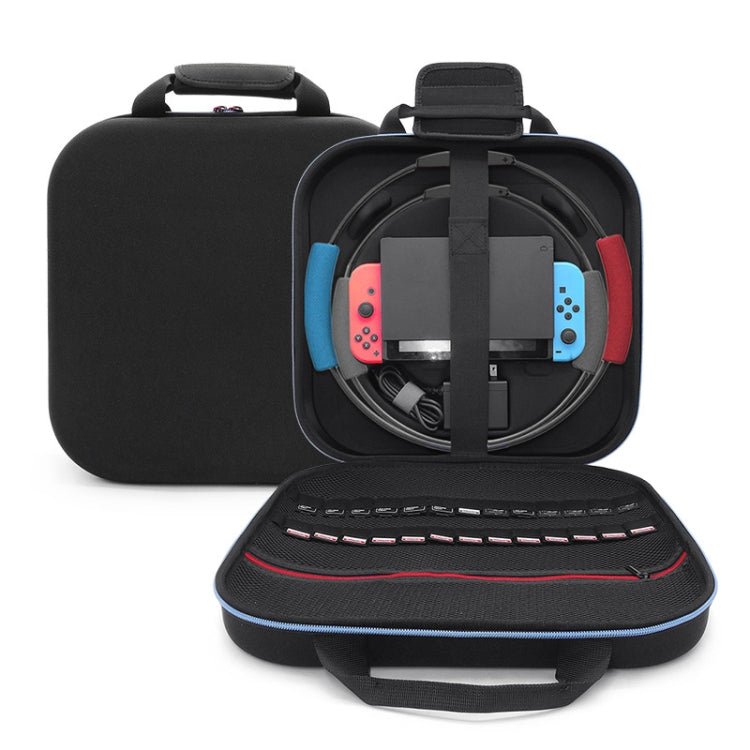 For Nintendo Switch Double Fitness Ring Storage Bag EVA Portable Hard Shell Host Package Accessories, GH1872 GH1872 - ORIWHIZNintendo AccessoriesNintendo Accessories BagsToys & Hobbies