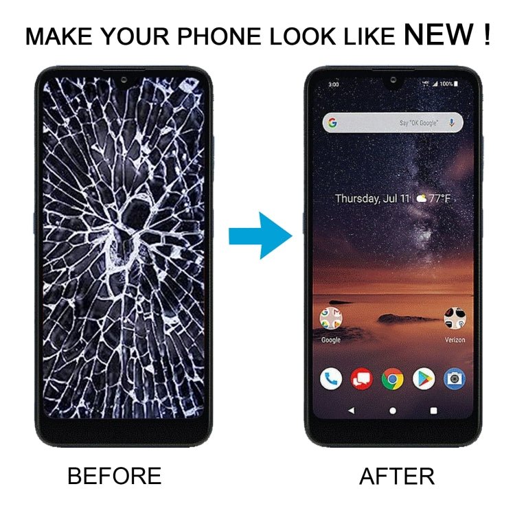 For Nokia 3V OEM LCD Screen with Digitizer Full Assembly, For Nokia 3V - ORIWHIZ
