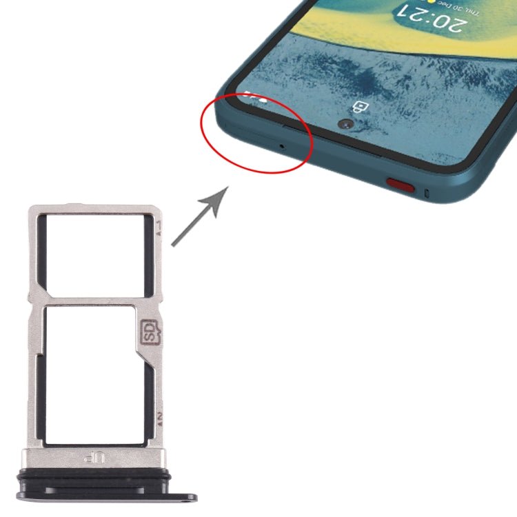 For Nokia XR20 Original SIM Card Tray + SIM / Micro SD Card Tray, For Nokia XR20 - ORIWHIZ