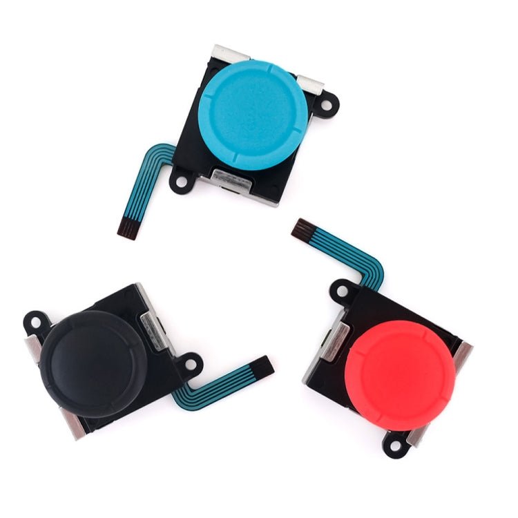 For NS Switch 2pcs 3D Analog Sensor Thumbstick Joystick Left And Right Joystick, Joystick(Red), Joystick(Blue), Joystick(Black) - ORIWHIZ