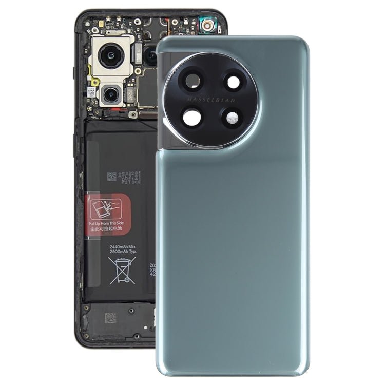 For OnePlus 11 PBH110 Original Battery Back Cover with Camera Lens Cover, For OnePlus 11 (Original with Lens Cover), For OnePlus 11(with Camera Lens Cover) - ORIWHIZ