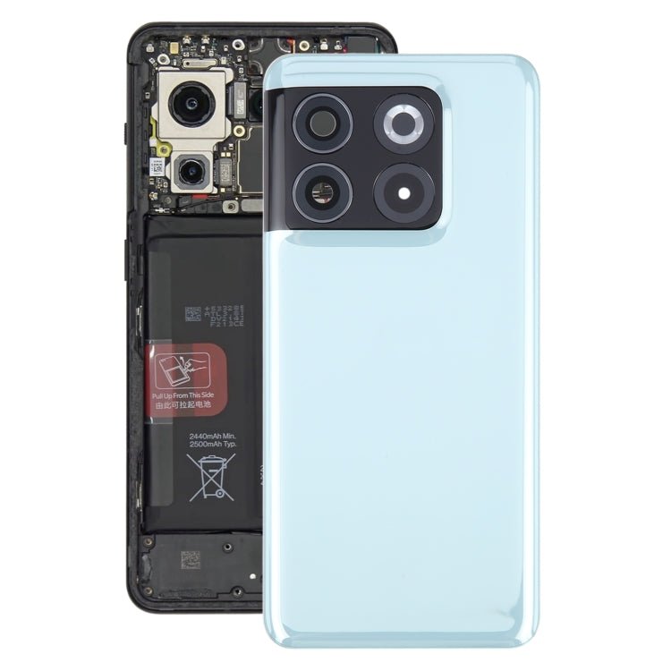 For OnePlus 11T Battery Back Cover with Camera Lens Cover, For OnePlus 10T, For OnePlus 10T(with Camera Lens Cover) - ORIWHIZ