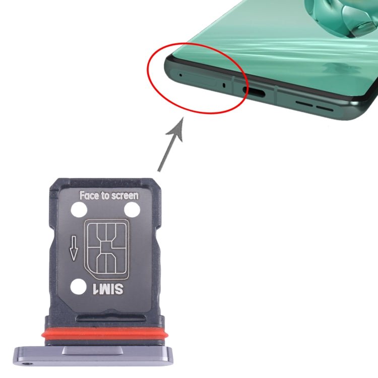 For OnePlus 12 PJD110 CPH2573 CPH2581 SIM Card Tray + SIM Card Tray, For OnePlus 12 - ORIWHIZ