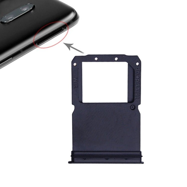 For OnePlus 6T 2 x SIM Card Tray, For OnePlus 6T Jet Black - ORIWHIZ