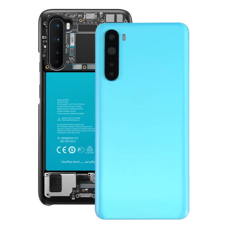 For OnePlus Nord Battery Back Cover with Camera Lens Cover, For OnePlus Nord - ORIWHIZ